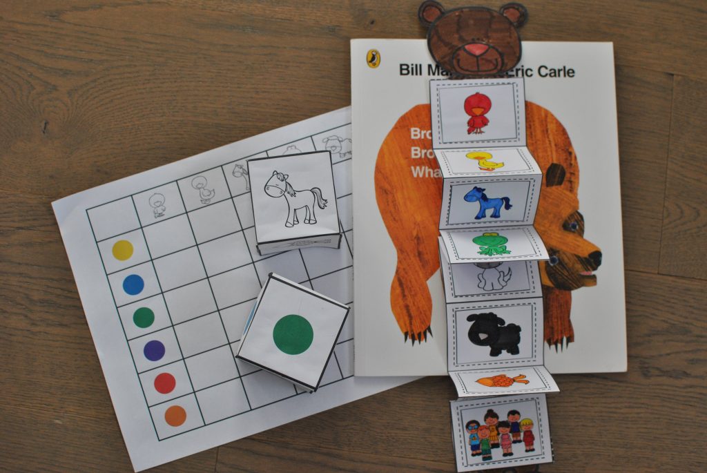 "Brown Bear, Brown Bear, What Do You See?" storytelling activities for